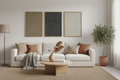 Modern Geometry Wall Art Set (3-Piece) Framed