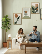 Botanical Geometry Wall Art Set Framed (3-Piece)